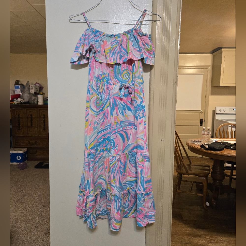 Lilly Pulitzer maxi dress size 6/7 in great condition